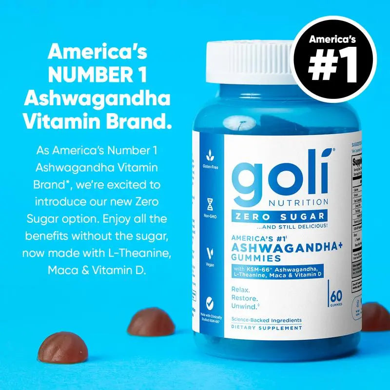 Zero Sugar Best Seller Trio - World's First 3-in-1 Pre, Post, Probiotic, Apple Cider Vinegar with Vitamin B12 and Probiotics To Address Bloating, Ashwagandha & L-Theanine, Vitamin D gummies. Gluten-Free, Vegan, Non-GMO & Gelatin-Free