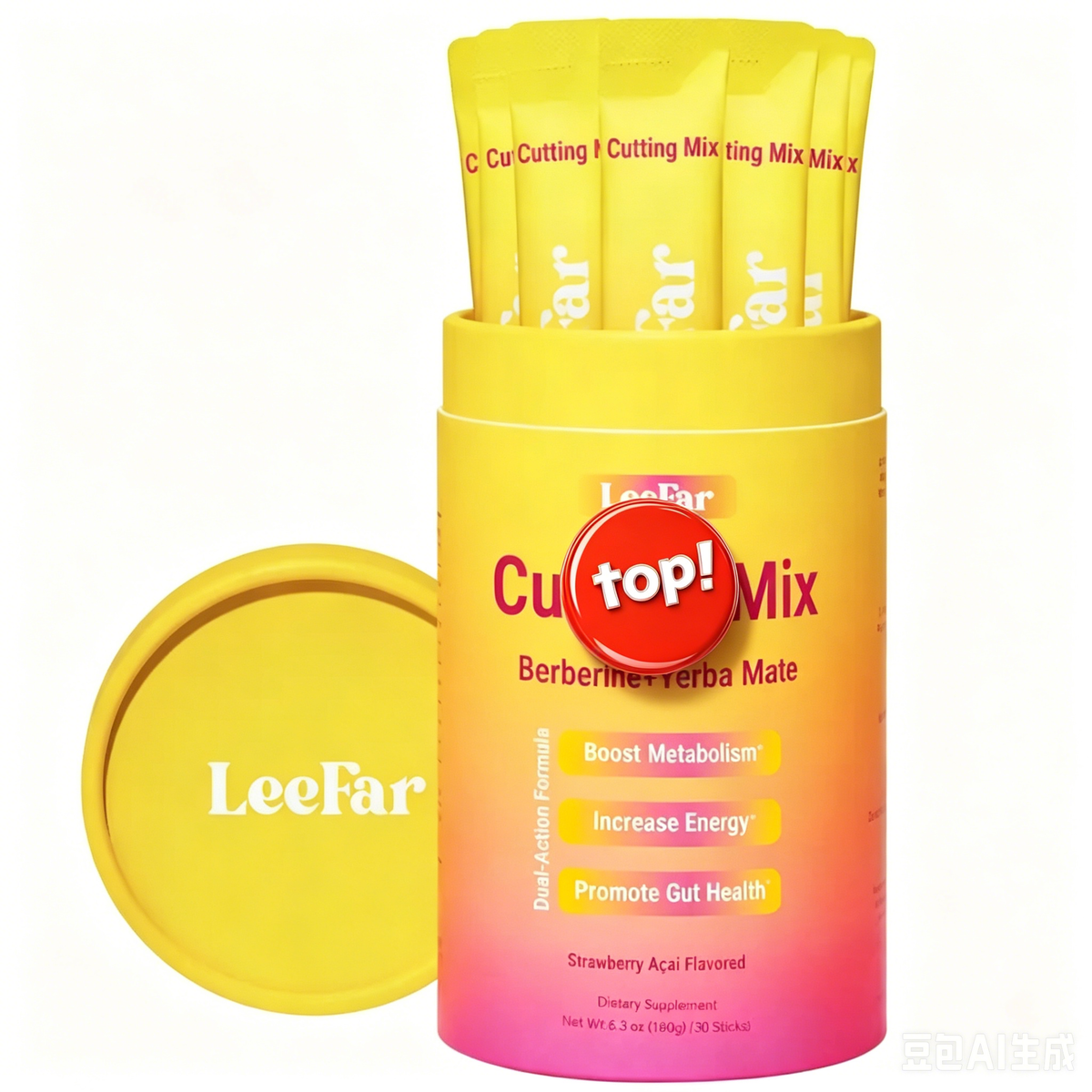 LeeFar Cutting Drink Mix – Berberine, 5-HTP, Yerba Mate & Magnesium 30 Servings
