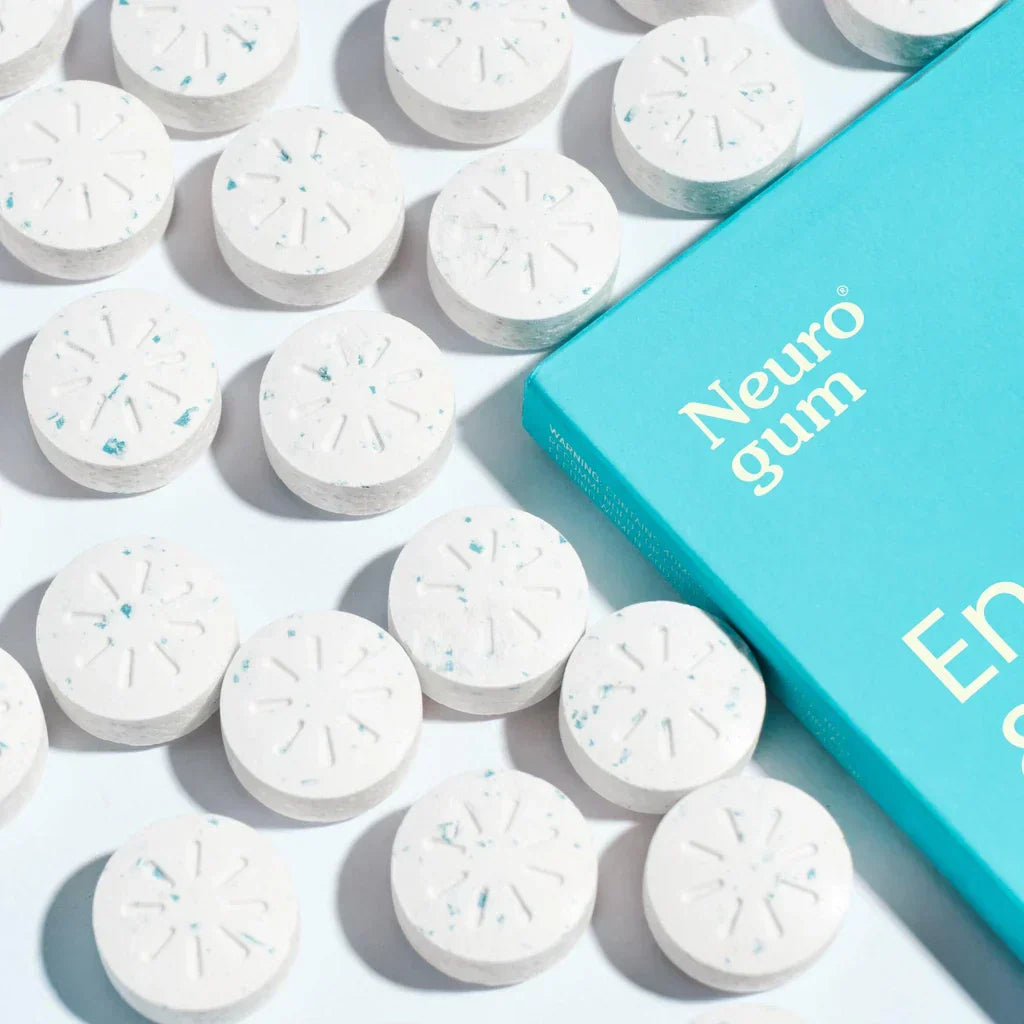 Neuro Energy & Focus Gum (Peppermint)-Shop