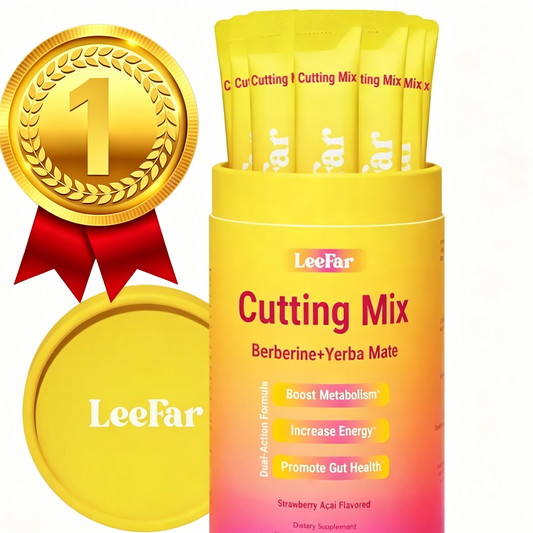 LeeFar Cutting Drink Mix – | Strawberry Açaí Flavor – 30 Servings