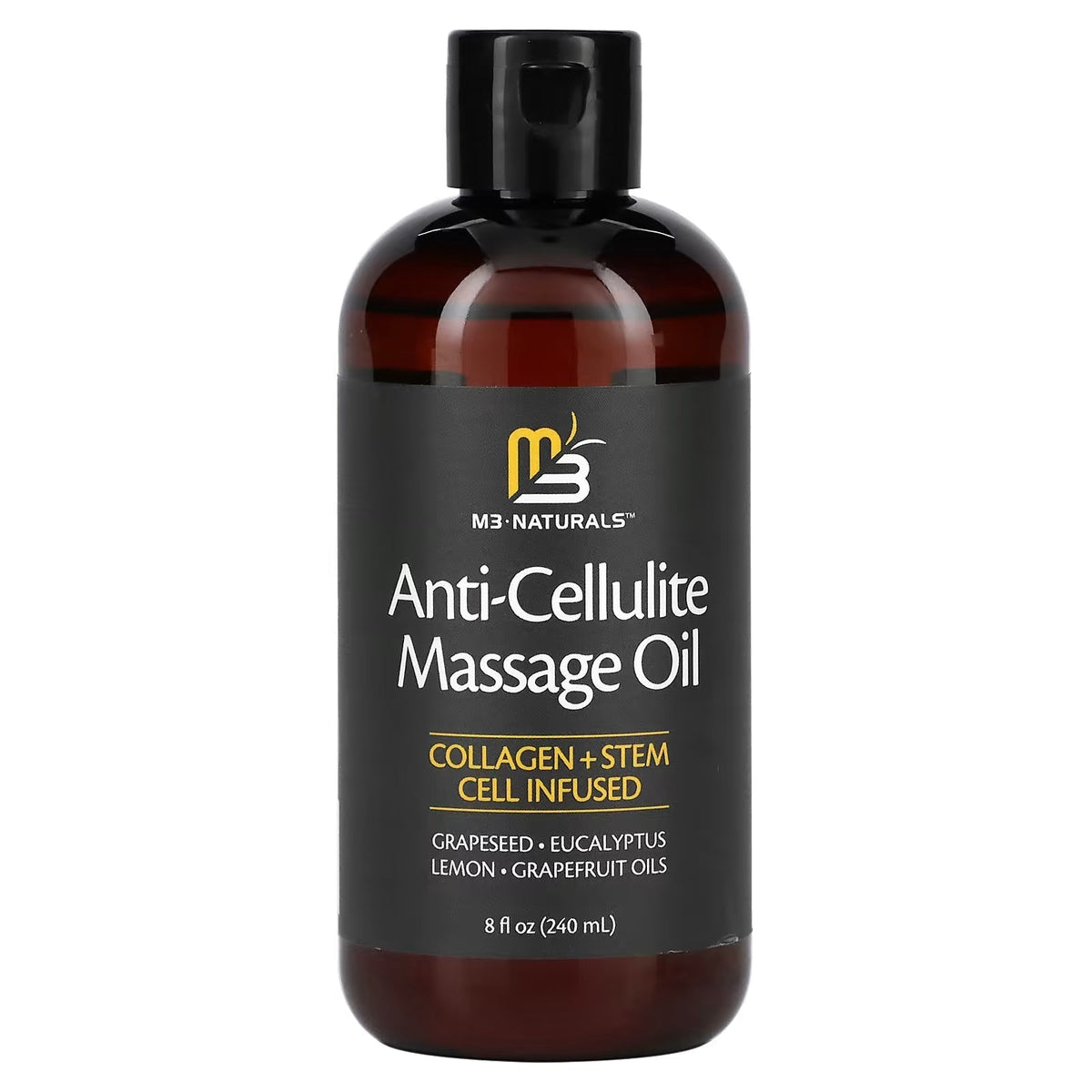 M3 Naturals Anti-Cellulite Massage Oil Size: 8 FL OZ / 240 ml