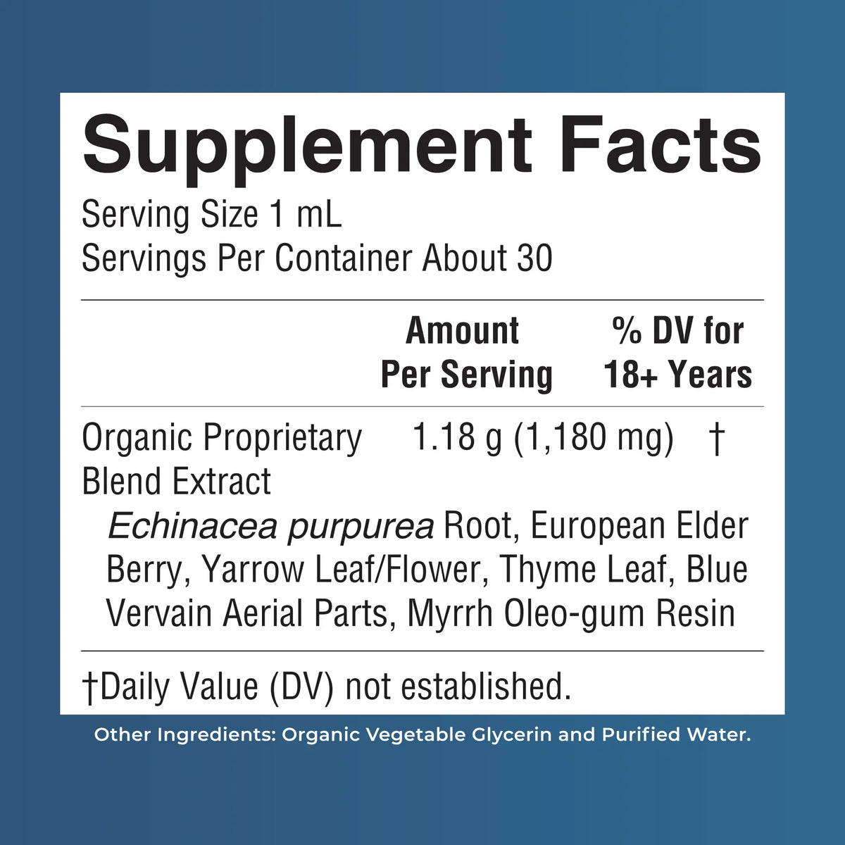 MaryRuth's Lymphatic Support Herbal Blend Liquid Drops - USDA Organic - Echinacea & Elderberry - Blue Vervain - Vegan - 30 Servings