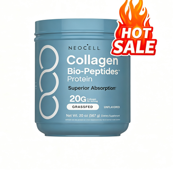 "NeoCell Collagen Bio-Peptides Powder 20oz -Grassfed Protein Supplement-Advanced