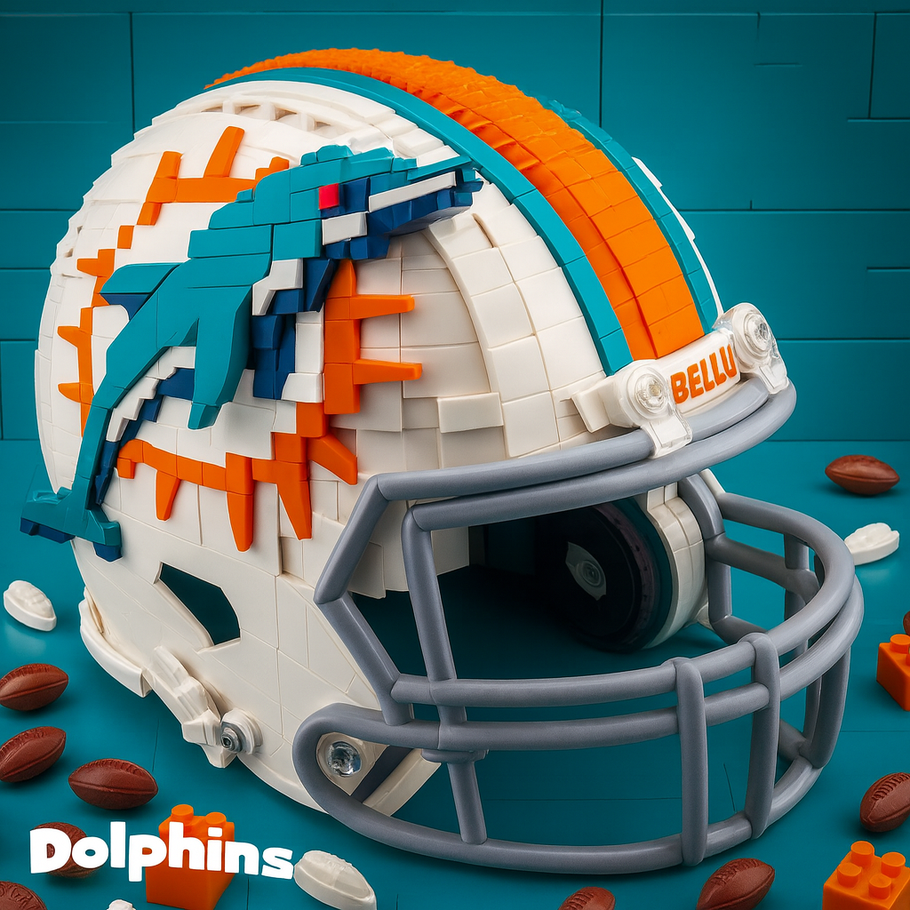 NFL Brick Helmet Collection – Creative Building Blocks Fan Gift