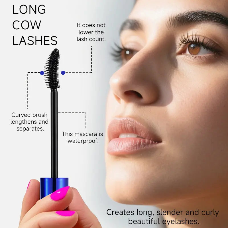 OEZOEZ Long Cow Lashes Mascara Waterproof-Shop