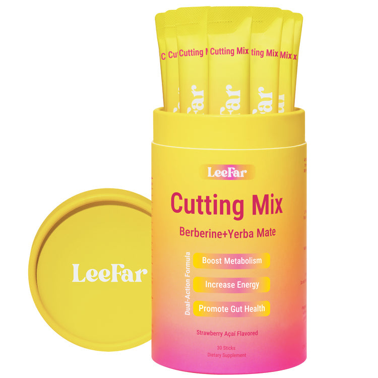 LeeFar Cutting Drink Mix – Strawberry Açaí Flavor – 30 Servings