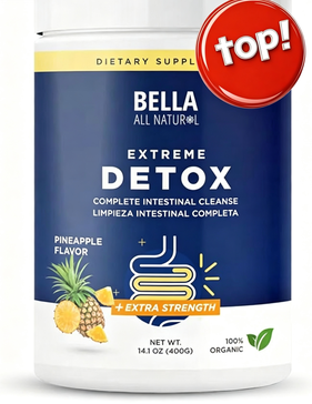 Bella All Natural ULTRA Cleanse Granules (Pineapple) -Complete Intestinal Cle...