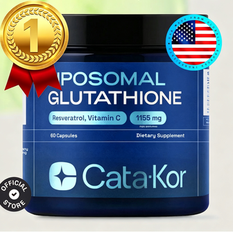Cata-Kor Liposomal Glutathione Supplement – 1155 mg | Vitamin C | Riboflavin (B2) | Selenium | Resveratrol Complex – Supports Antioxidant Defense & Cellular Health – Vitamin Dietary Supplement