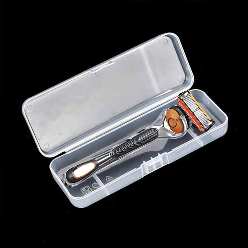 48-Piece Men's Razor Blade Replacement Set with Free Handle - Ultra Sharp Stainless Steel Blades for Smooth Shaving, Long Handle Double Edge Razor Blades, Travel Carry Handling Manual Shaver(24pcs)-Shop