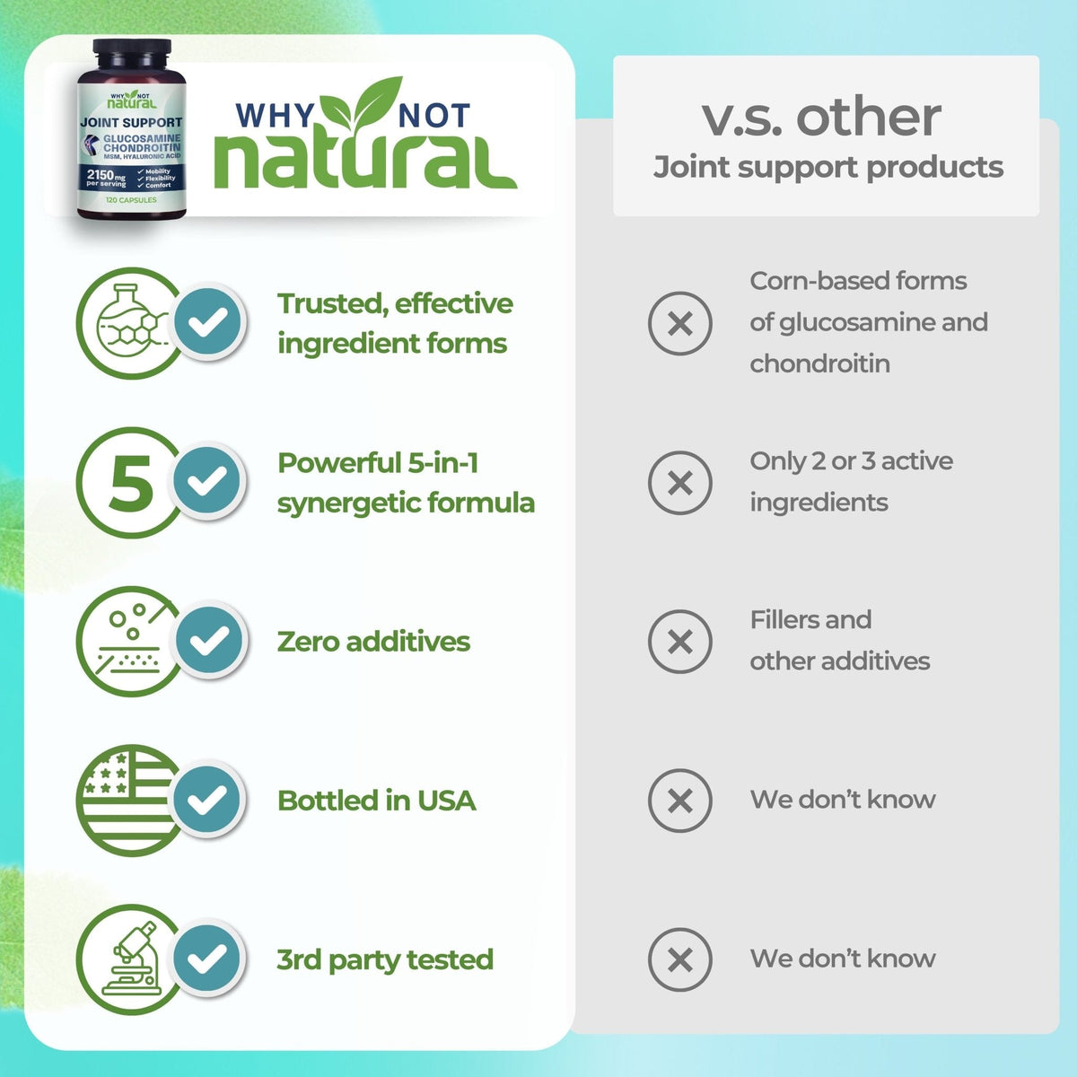 Glucosamine Chondroitin MSM, Joint Support