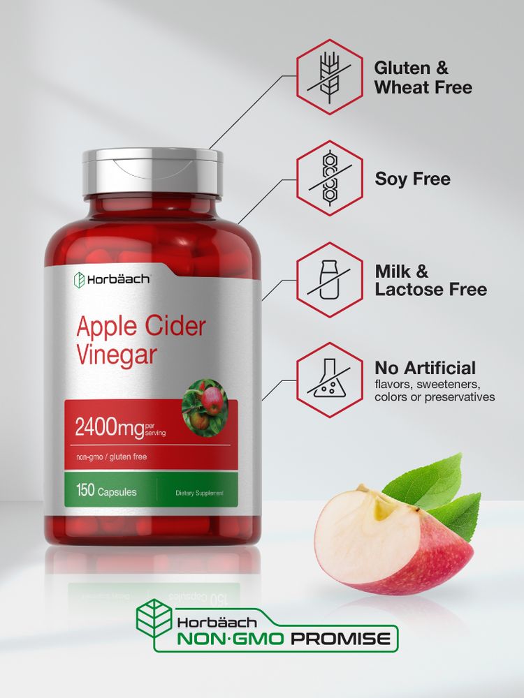 Apple Cider Vinegar 2400mg per serving | 150 Capsules
