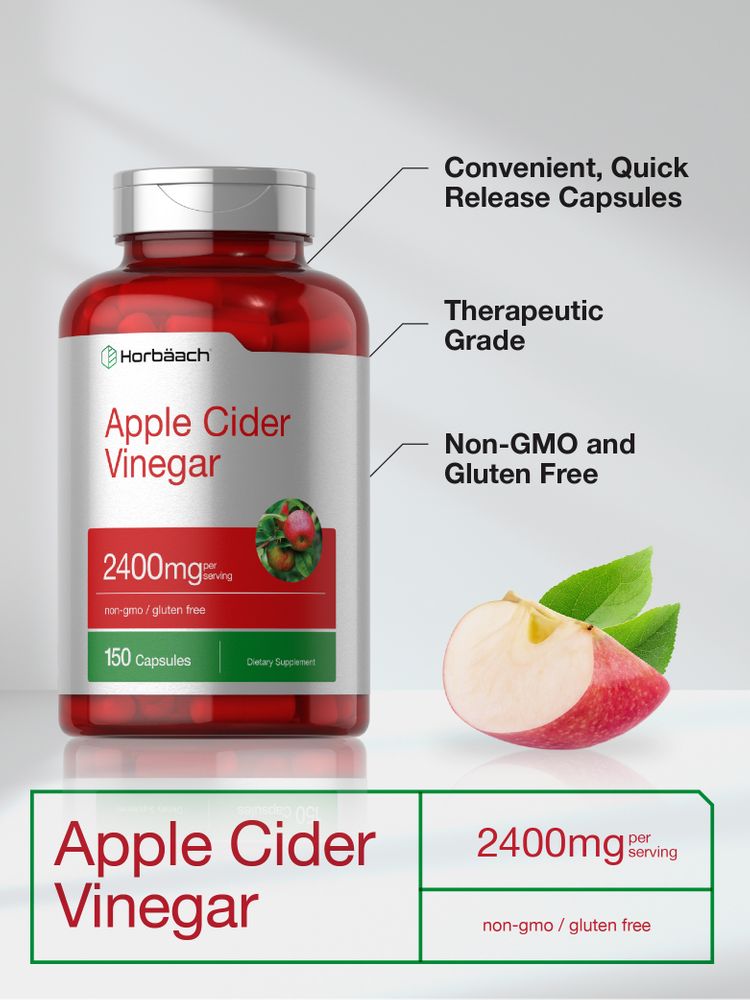 Apple Cider Vinegar 2400mg per serving | 150 Capsules