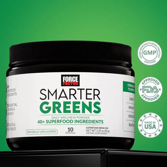 【US seller】Smarter Greens - 40+ Superfoods, 125M CFUs Probiotics, for Gut Health-Shop