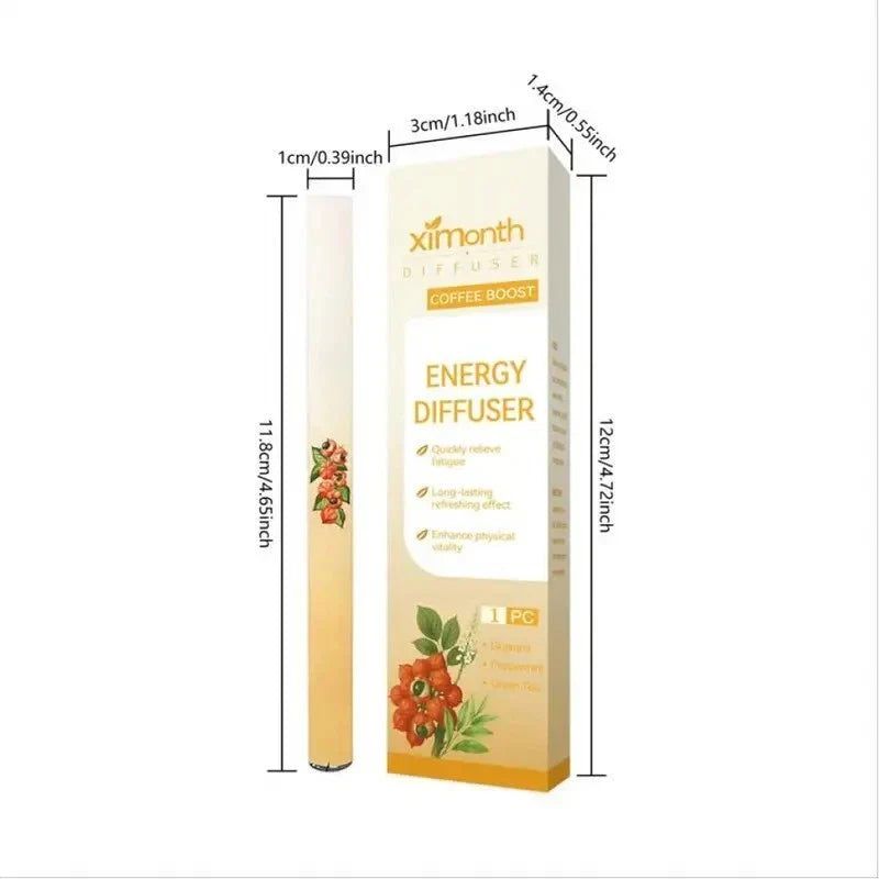 Herbal Aromatherapy Diffuser Stick – Non-Nicotine | Energy, Lung Cleanse, Calm