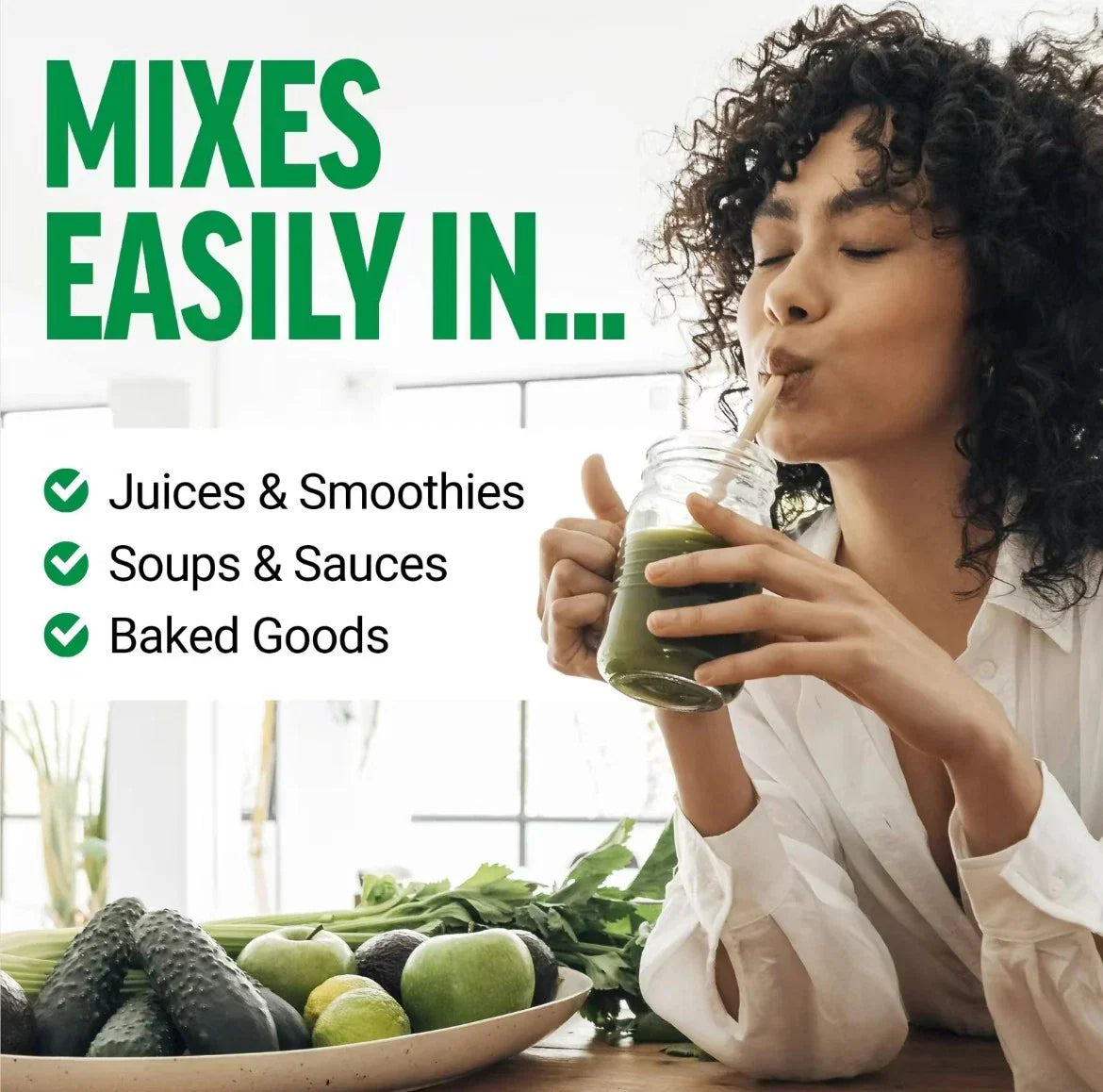 【US seller】Smarter Greens - 40+ Superfoods,*125M CFUs Probiotics, for Gut Health-Shop