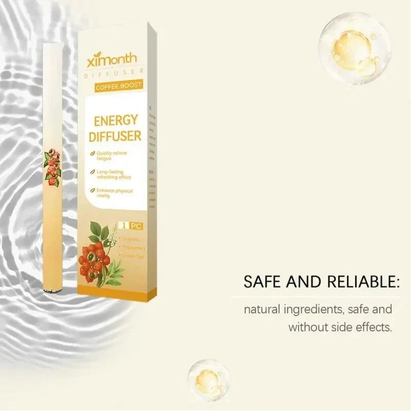 Herbal Aromatherapy Diffuser Stick – Non-Nicotine | Energy, Lung Cleanse, Calm