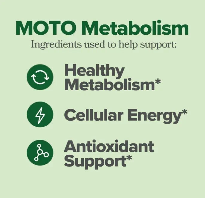 1-3X MOTO - Metabolism Boosting Capsule -Energy Curb Cravings Healthy Metabolism