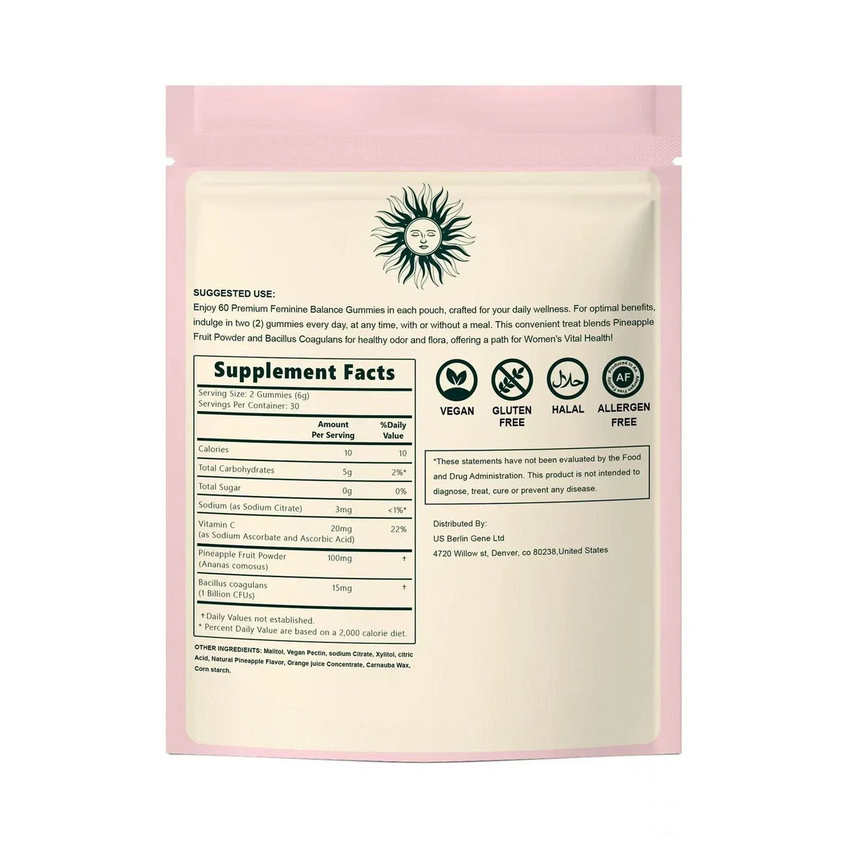 Premium Women's Balance 60 Gummies to Promote Women's Health-Shop