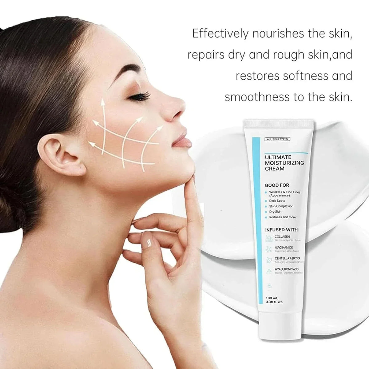 Nida Youthful Formula Ultimate Moisturizing Cream, Nida Crema Coreana 100ml US🔥-Shop